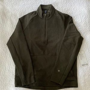 NWT Lululemon Mens At Ease 1/2 Zip Large